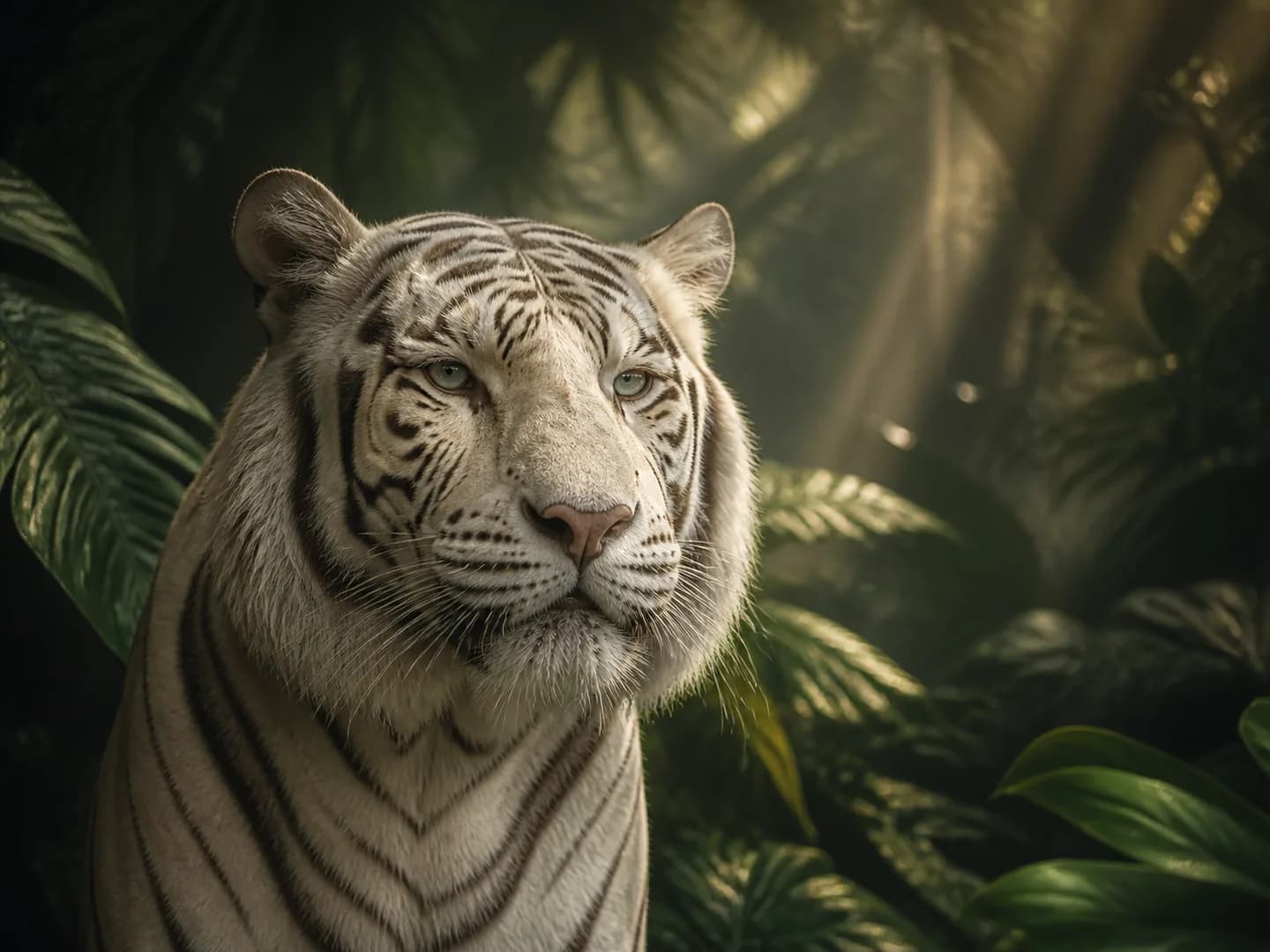 Tigre de Bengala blanco